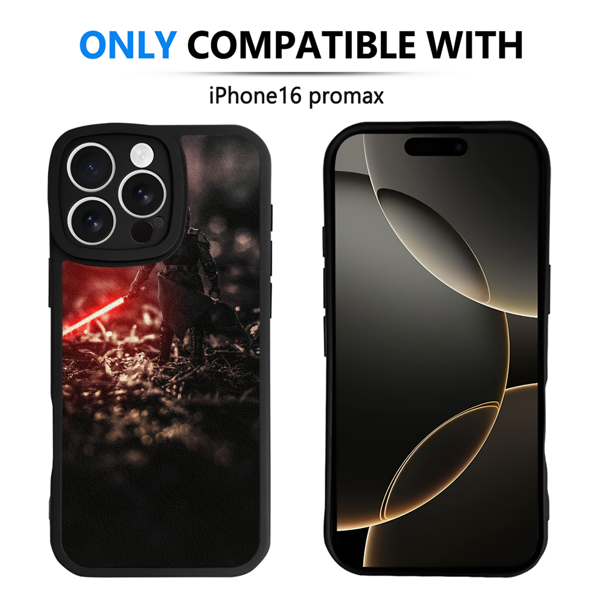 （画像用） スター・ウォーズ Star Wars 【iPhone 16シリーズ対応】シリコンスマホケース（レザー調） 材質：シリコン
